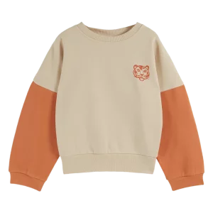 sweatshirt bicolore greige emile et ida