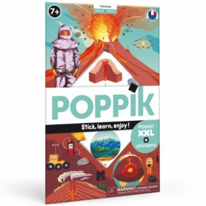 POSTER STICKERS VOLCAN POPPIK