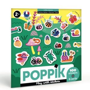CARTES STICKERS PETITES BETES POPPIK