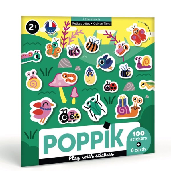 CARTES STICKERS PETITES BETES POPPIK