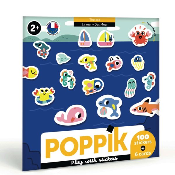 cartes stickers la mer poppik