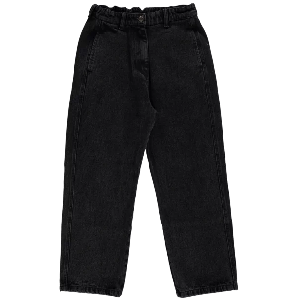 JEAN DENIM NOIR GENTIANE LONG POUDRE ORGANIC