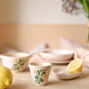 TASSE EXPRESSO FLEURS DES CHAMPS MAISON ROUSSOT