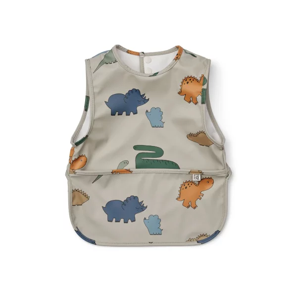 bavoir bria sans manches dinosaure liewood