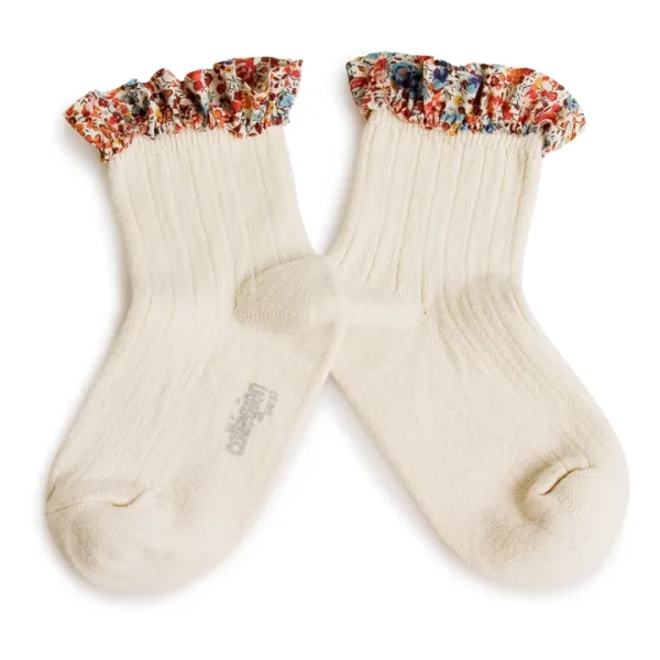 CHAUSSETTES COURTES CHARLOTTE LIBERTY DOUX AGNEAU COLLEGIEN