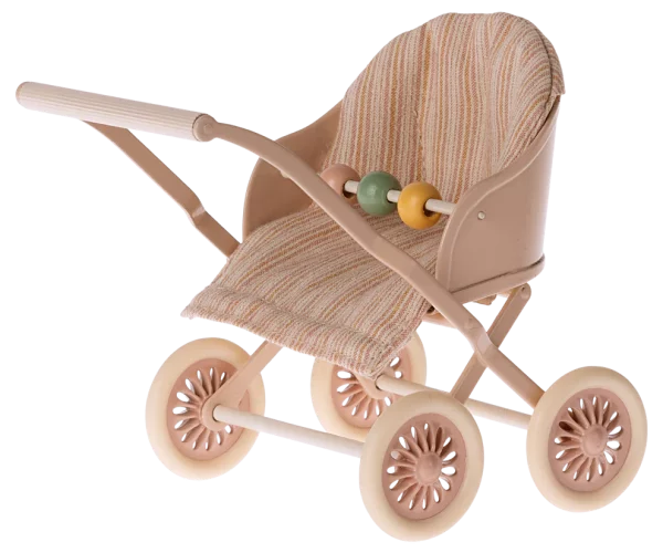 Poussette Rose pour souris ou micro
