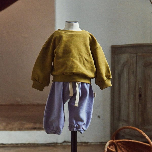 Pantalon Cannelle Molleton Lavender Aura – Image 2