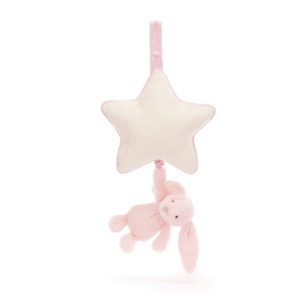 BOITE MUSICALE LAPIN ROSE JELLYCAT