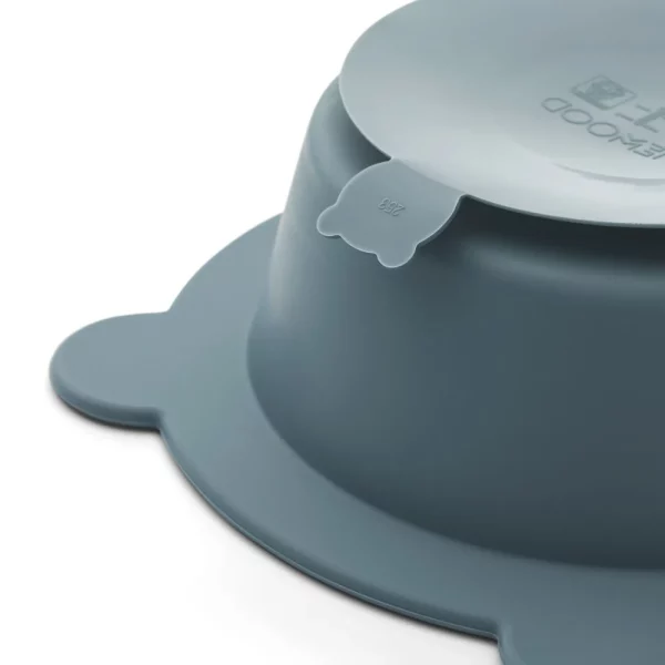Lot de 2 bols à ventouse Peony Whale/Dove Blue – Image 2