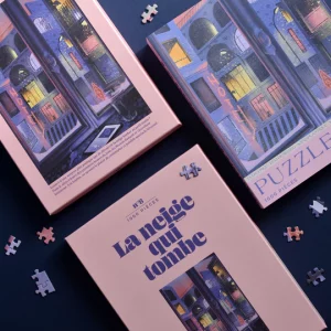 PUZZLE LA NEIGE QUI TOMBE JOUR FERIE