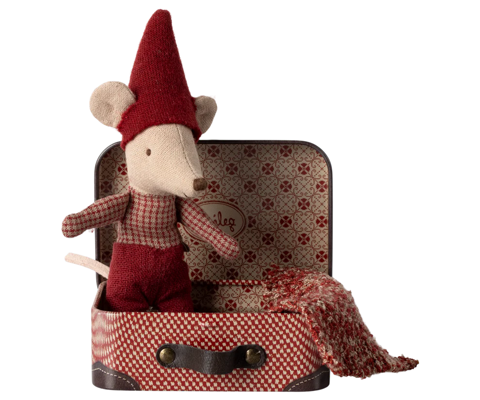 Souris Bébé de Noël dans sa valise – Image 2