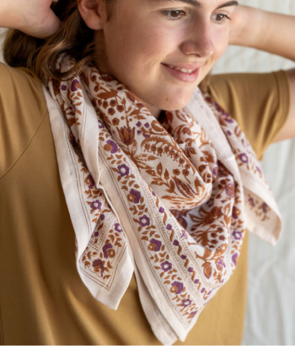 Grand Foulard Kali Cayenne – Image 2