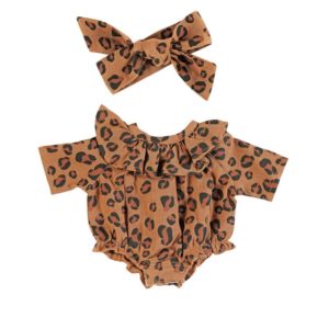 BARBOTEUSE +BANDEAU CALIFORNIAN POPPY BONJOUR LITTLE