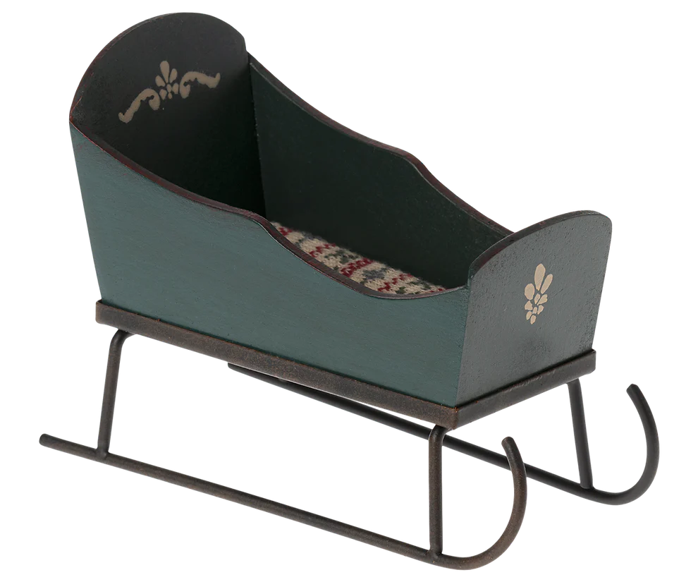 TRAINEAU VERT POUR SOURIS MAILEG