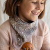 Petit Foulard Hati Sépia – Image 2