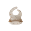 Bavoir en silicone imprimé abricots