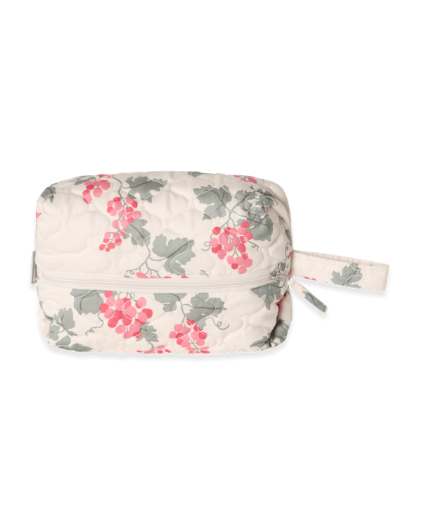 trousse de toilette imprimée fleurs
