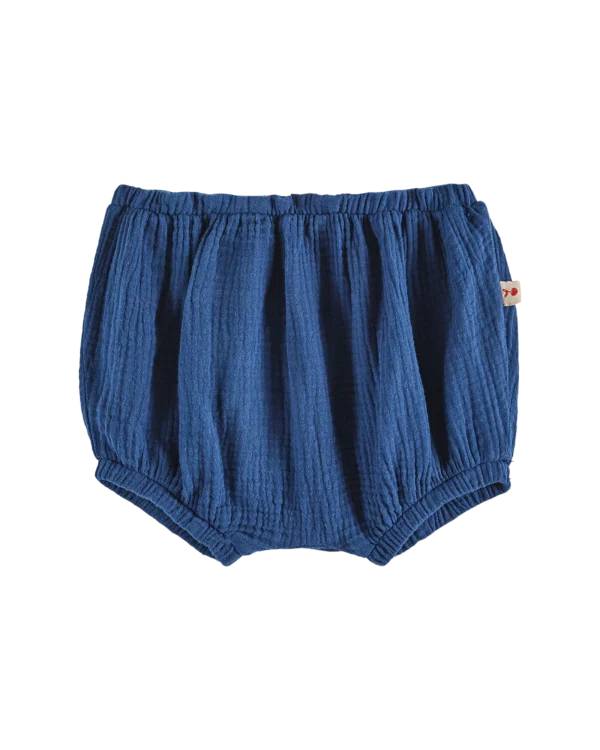 bloomer bébé bleu marine nocturne gaze de coton