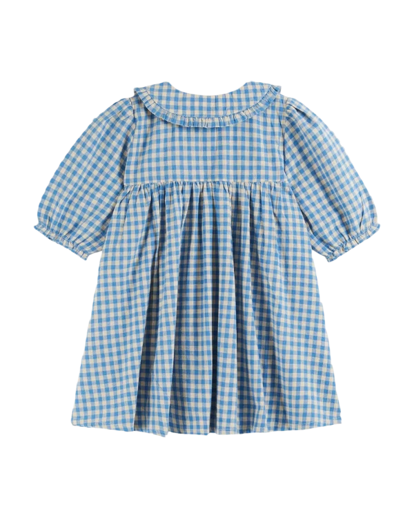 Robe Ample Vichy Lagon – Image 2