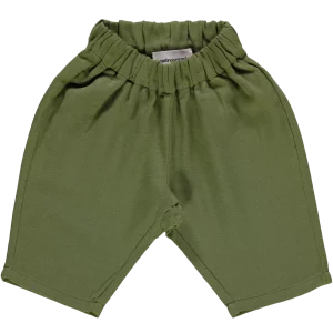 pantalon double gaze vert olive enfant bébé