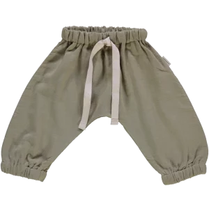 pantalon jogging vert olive bébé