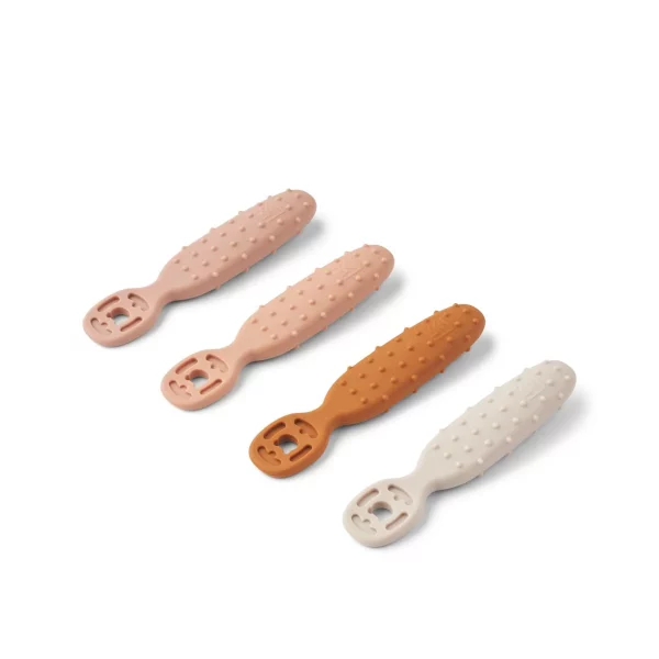 Lot de 4 cuillères d'apprentissage Caelia - Pale Tuscany Multi mix