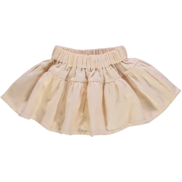 jupe enfant fille beige