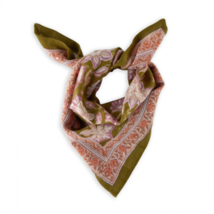petit foulard indien matira verde bindi atelier