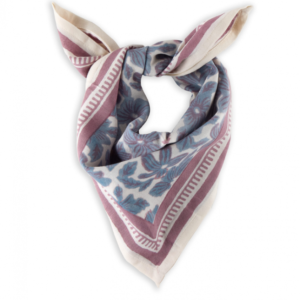 PETIT FOULARD INDIEN MANOA AZUL BINDI ATELIER