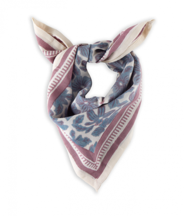 PETIT FOULARD INDIEN MANOA AZUL BINDI ATELIER