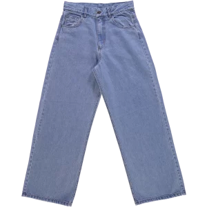 pantalon jeans bergerie denim bleu poudre organic
