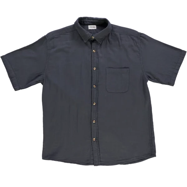 CHEMISE MANCHES COURTES HOMME SPIREE PIRATE BLACK POUDRE ORGANIC