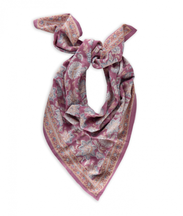 GRAND FOULARD INDIEN SUREAU BINDI ATELIER