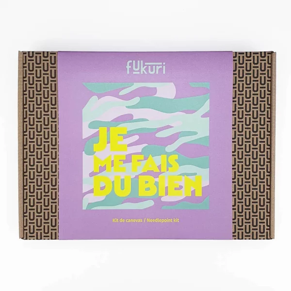 canevas à broder je me fais du bien fukuri