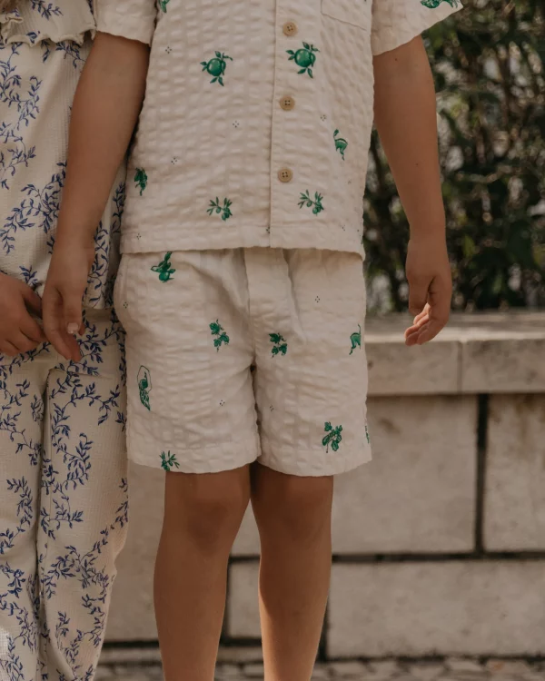 Short imprimé Azulejo Esmerald – Image 2