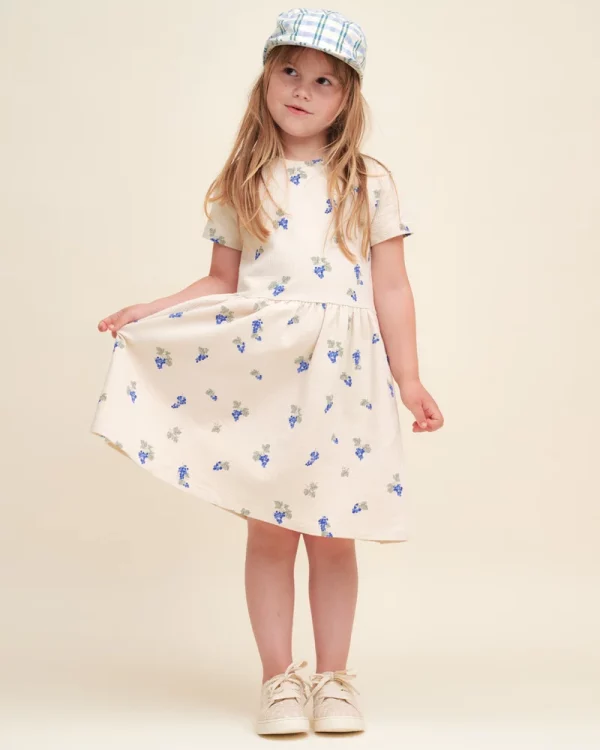Robe imprimé Grapes Ecru – Image 2