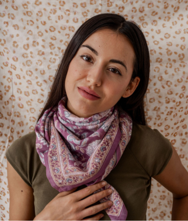 Grand Foulard Matira Sureau – Image 2