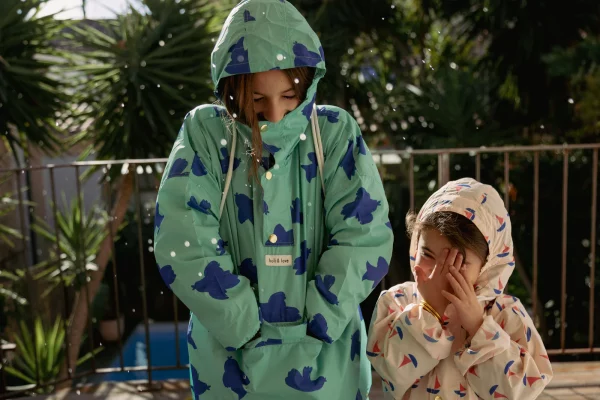 Cape de pluie Bird Mint 7/10 ans – Image 2