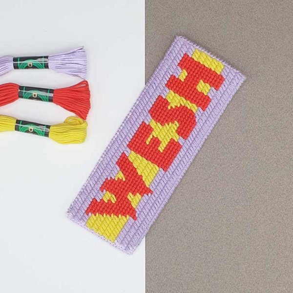 Kit Canevas Marque-page - Wesh – Image 3