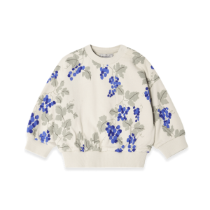 sweatshirt bébé fleurs