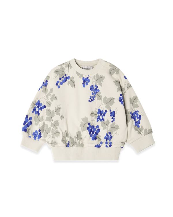 sweatshirt bébé fleurs
