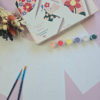 Kit de peinture aux numéros - Souricette aime les fleurs – Image 2