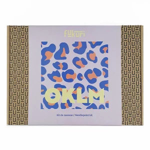 kit canevas à broder OKLM