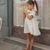 Robe Comete Ecru Carreaux – Image 2