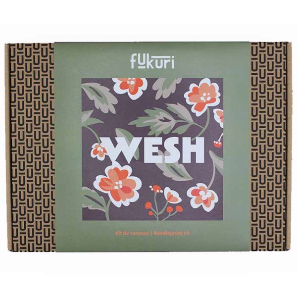kit canevas à broder wesh