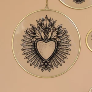 cadre coeur décoration murale