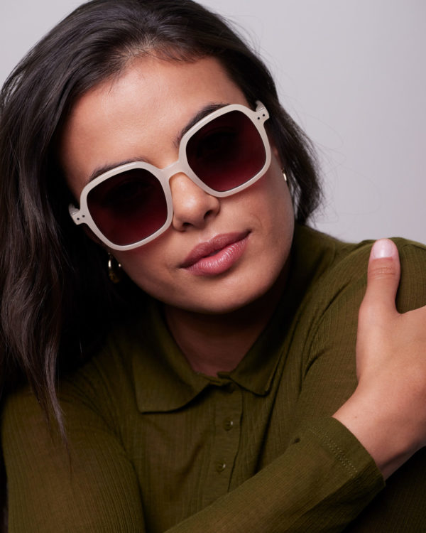 Lunettes Sun Adulte Vintage Cream #OFFICE – Image 2