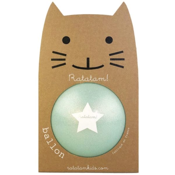 ballon bleu paillette bébé
