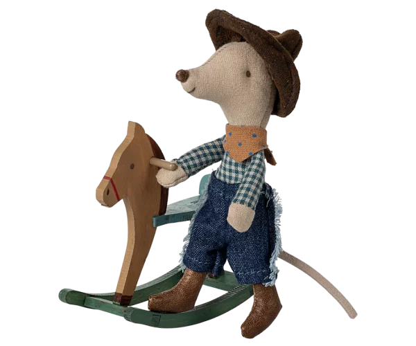SOURIS PETIT FRERE COW BOY MAILEG