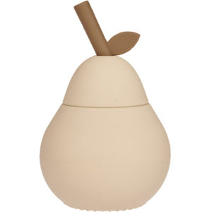 tasse verre mug forme poire vanille crème